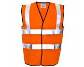 Orange High Visibility Waistcoat